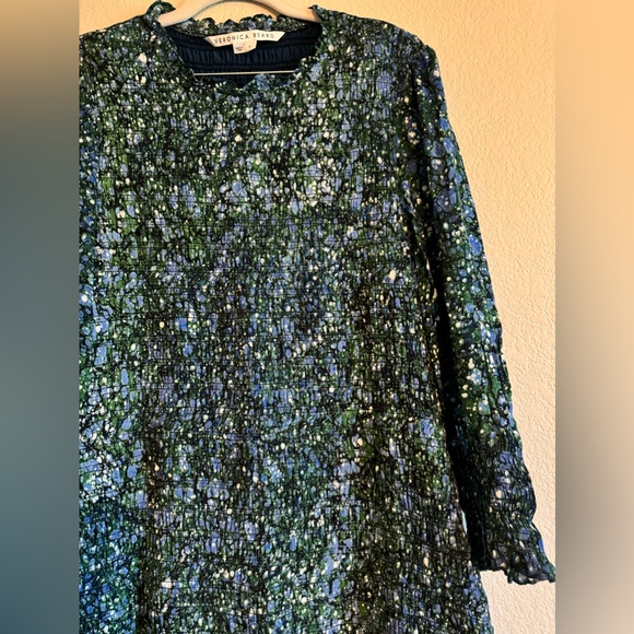 VERONICA BEARD Farha Smocked Short Dress - Picture 7 of 11